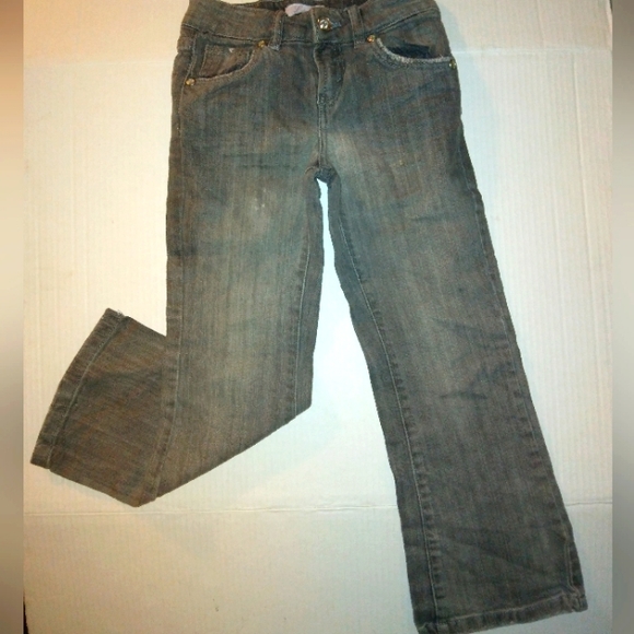 ☆EUC☆LEVI'S☆Little Girls Flare Leg 6X adjustable Waist denim Jeans - Picture 6 of 14